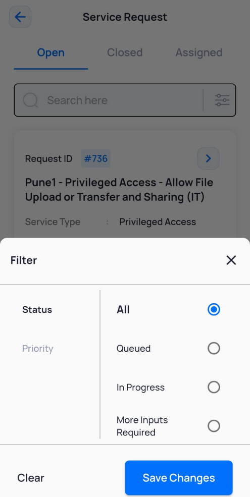 Managing Service Requests